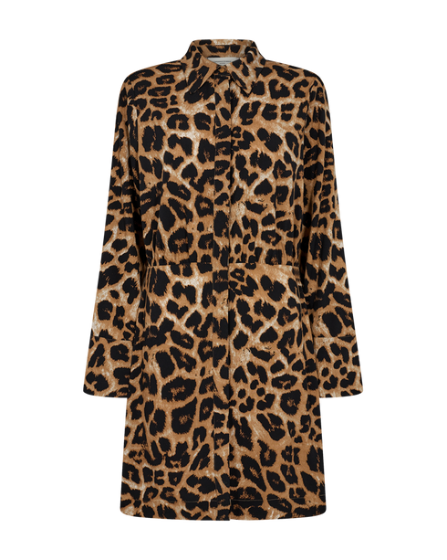CMMERRY - KJOLE MED PRINT I BEIGE
