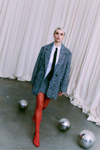 CMJADALYN - BLAZER I SORT OG HVID