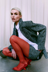 CMJADALYN - BLAZER I SORT OG HVID