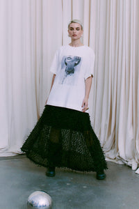 CMMUSE - T-SHIRT I RÅHVID