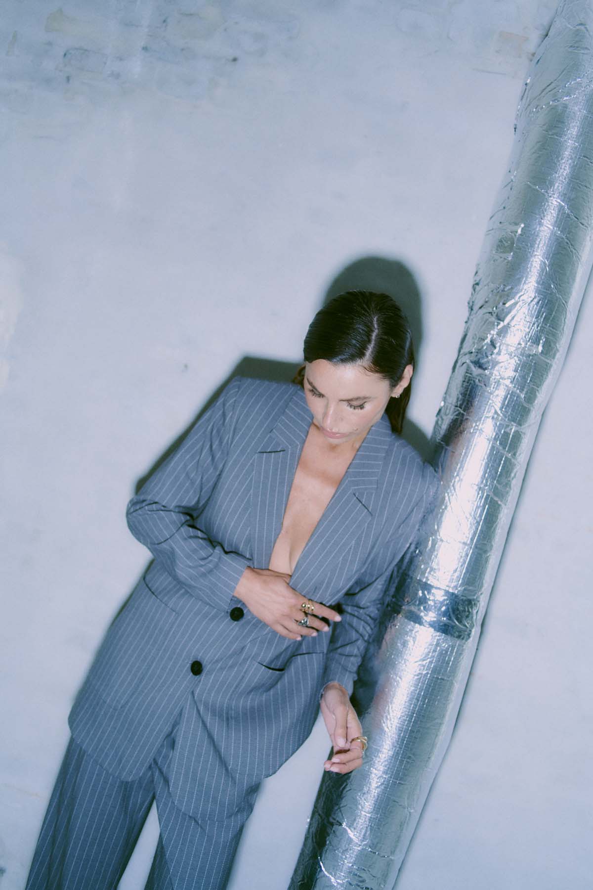 CMTAILOR - BLAZER I GRÅ