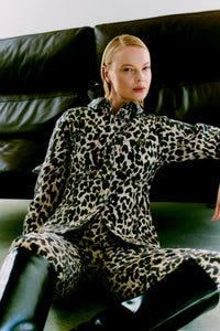 CMLEORA - DENIMSKJORTE I LEOPARD