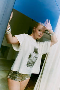CMMUSE - T-SHIRT I HVID