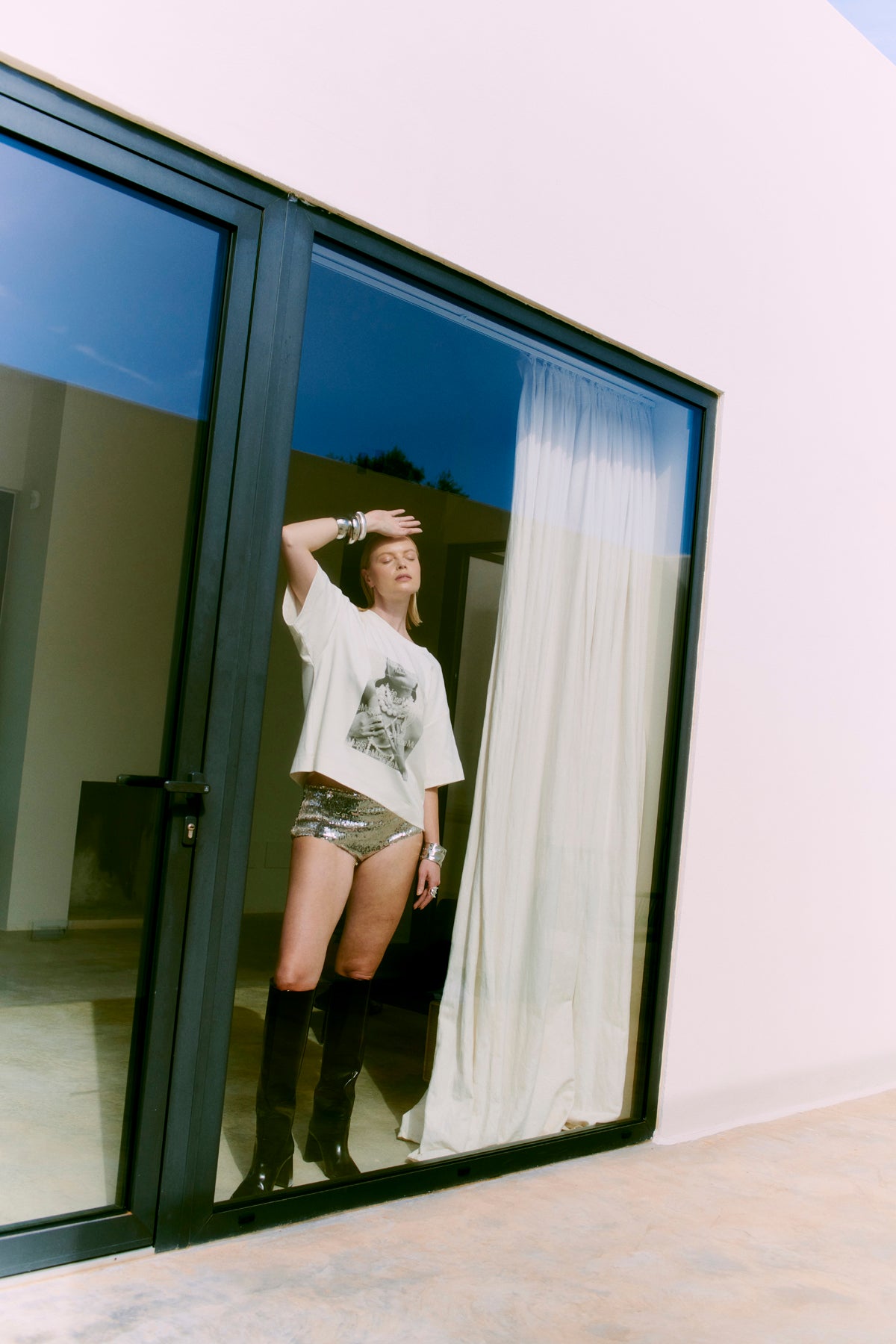 CMMUSE - T-SHIRT I HVID