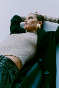 CMSTORNO - T-SHIRT MED STEN I BEIGE