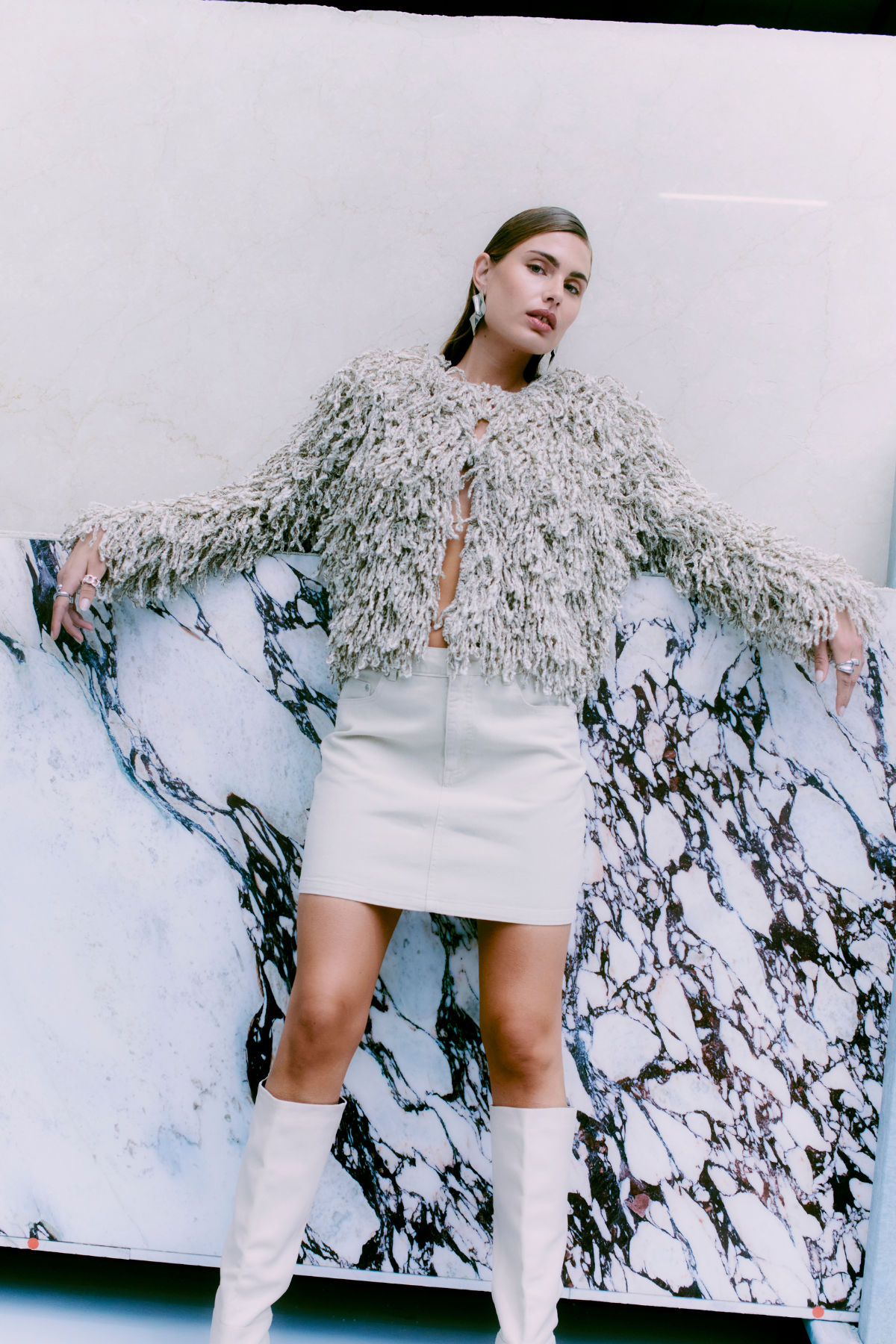CMTANGLE - CARDIGAN I BEIGE