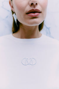 CMMUSE - T-SHIRT I HVID