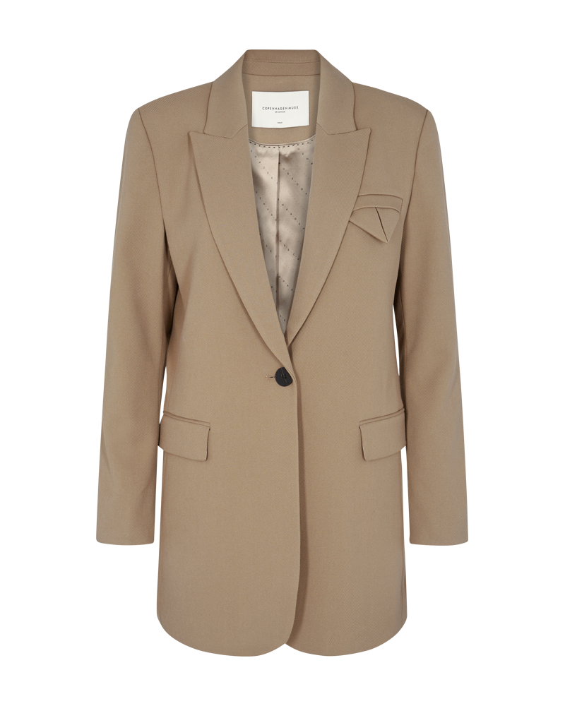 CMTAILOR - LANG BLAZER I BEIGE