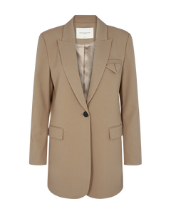 CMTAILOR - LANG BLAZER I BEIGE