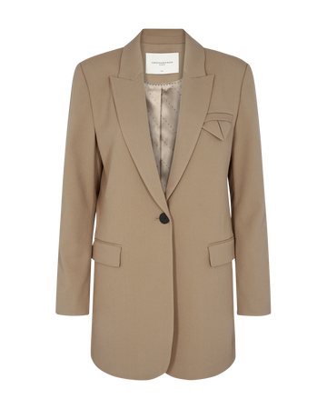 CMTAILOR - LANG BLAZER I BEIGE
