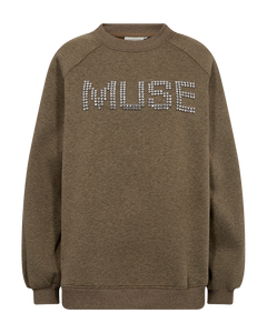 CMIDA - SWEATSHIRT I KHAKIGRØN
