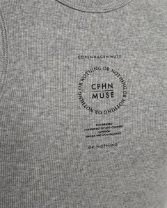 CMSIV - VENDBAR LOGO TOP I GRÅ