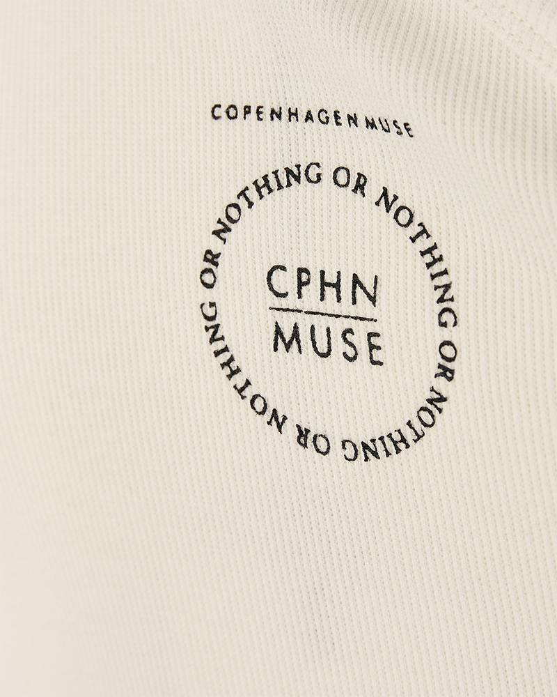 CMSIV - ONE SHOULDER TOP I RÅHVID