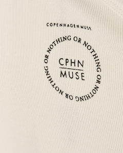 CMSIV - ONE SHOULDER TOP I RÅHVID