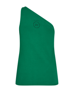 CMSIV - ONE SHOULDER TOP I GRØN