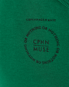 CMSIV - ONE SHOULDER TOP I GRØN