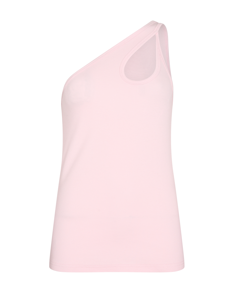 CMSIV - ONE SHOULDER TOP I ROSA