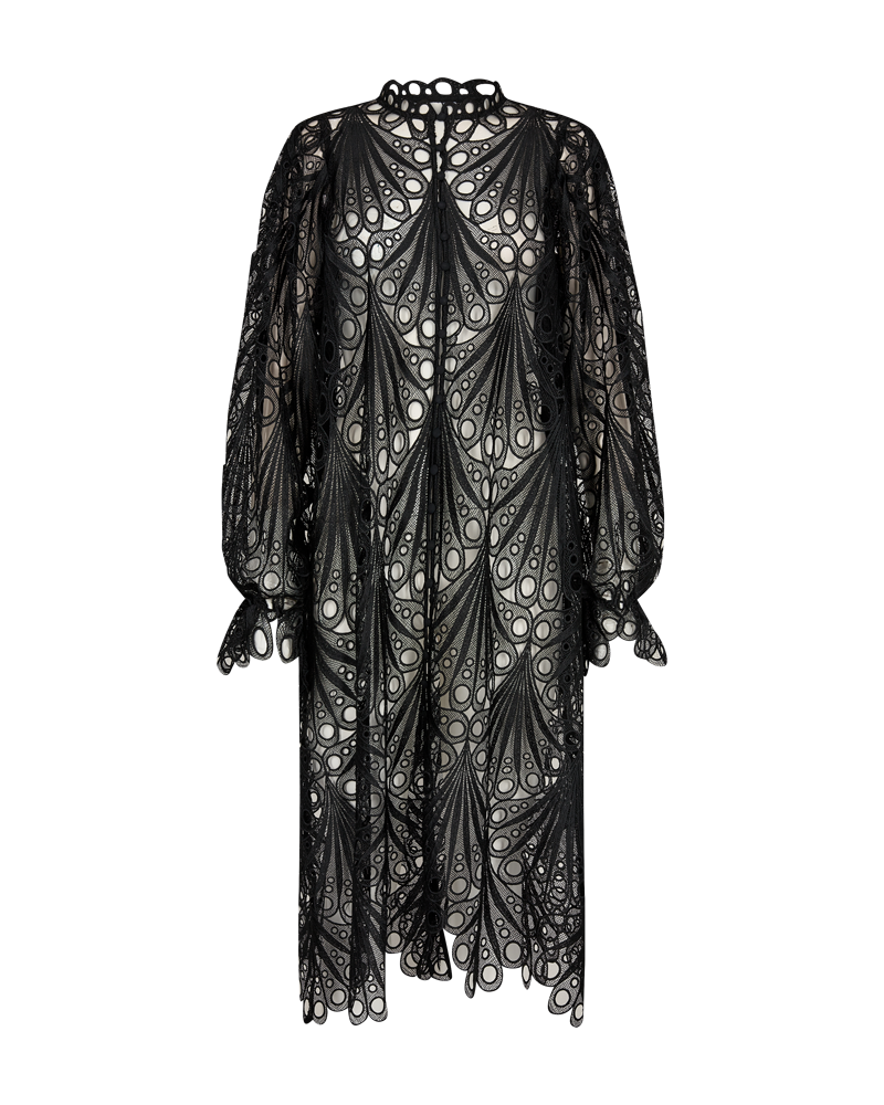 CMMOONLIGHT - KAFTAN KJOLE I SORT