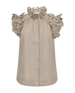 CMNATULI - HØRSKJORTE I BEIGE