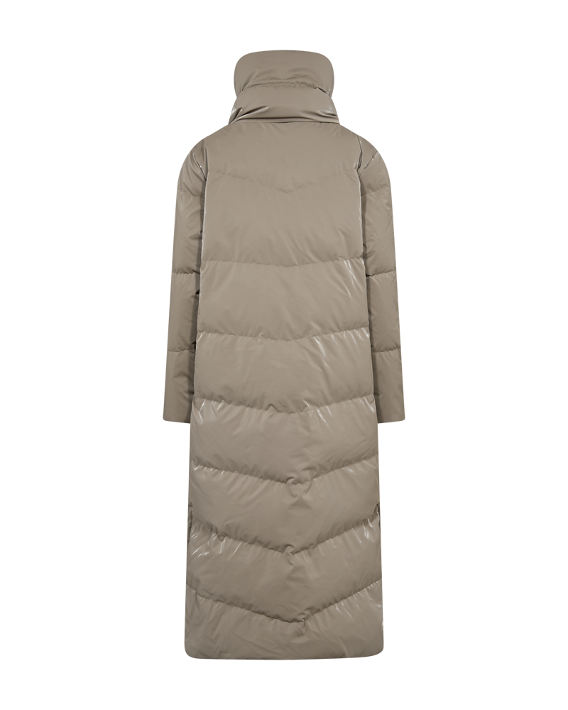 CMTICCO - VATTERET DUNFRAKKE I BEIGE