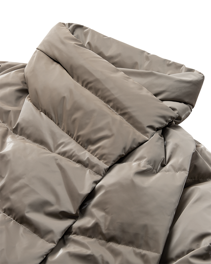 CMTICCO - VATTERET DUNFRAKKE I BEIGE