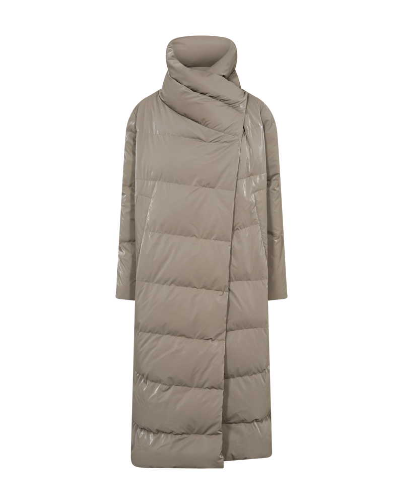 CMTICCO - VATTERET DUNFRAKKE I BEIGE