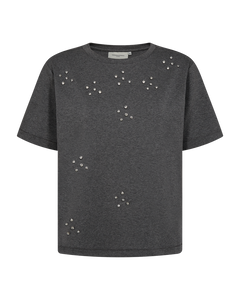 CMMUSE - T-SHIRT I GRÅ