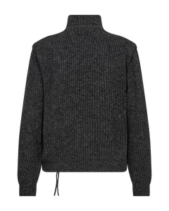 CMLAMA - STRIKKET PULLOVER I GRÅ