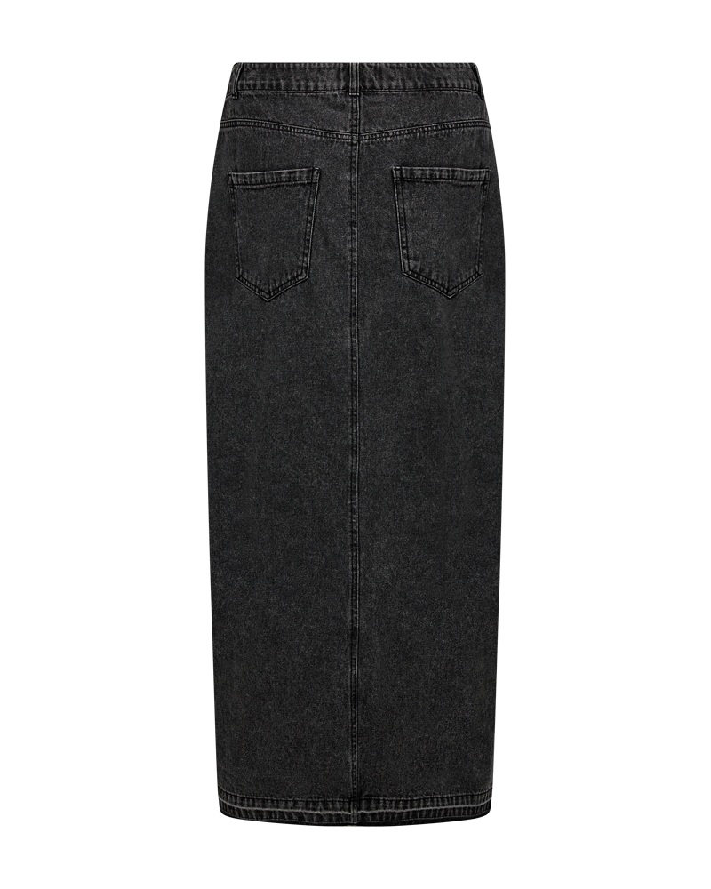 CMCHARLEE - LANG DENIM NEDERDEL I SORT