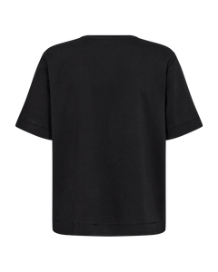CMMUSE - T-SHIRT MED SIMILISTEN I GRÅ