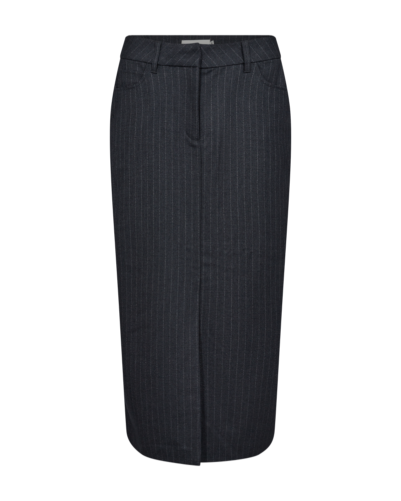 CMTAILOR - PINSTRIPE NEDERDEL I GRÅ