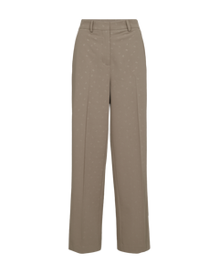 CMDAN - MØNSTREDE BUKSER I BEIGE