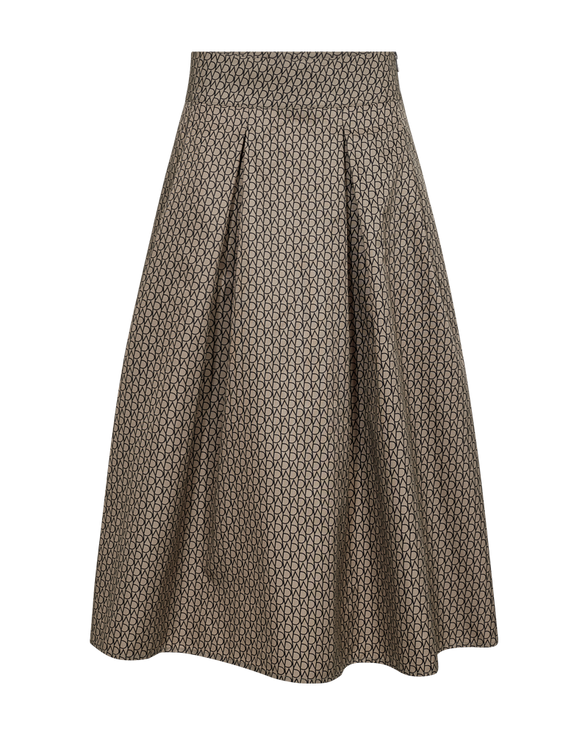 CMSIMI - NEDERDEL MED PRINT I BEIGE