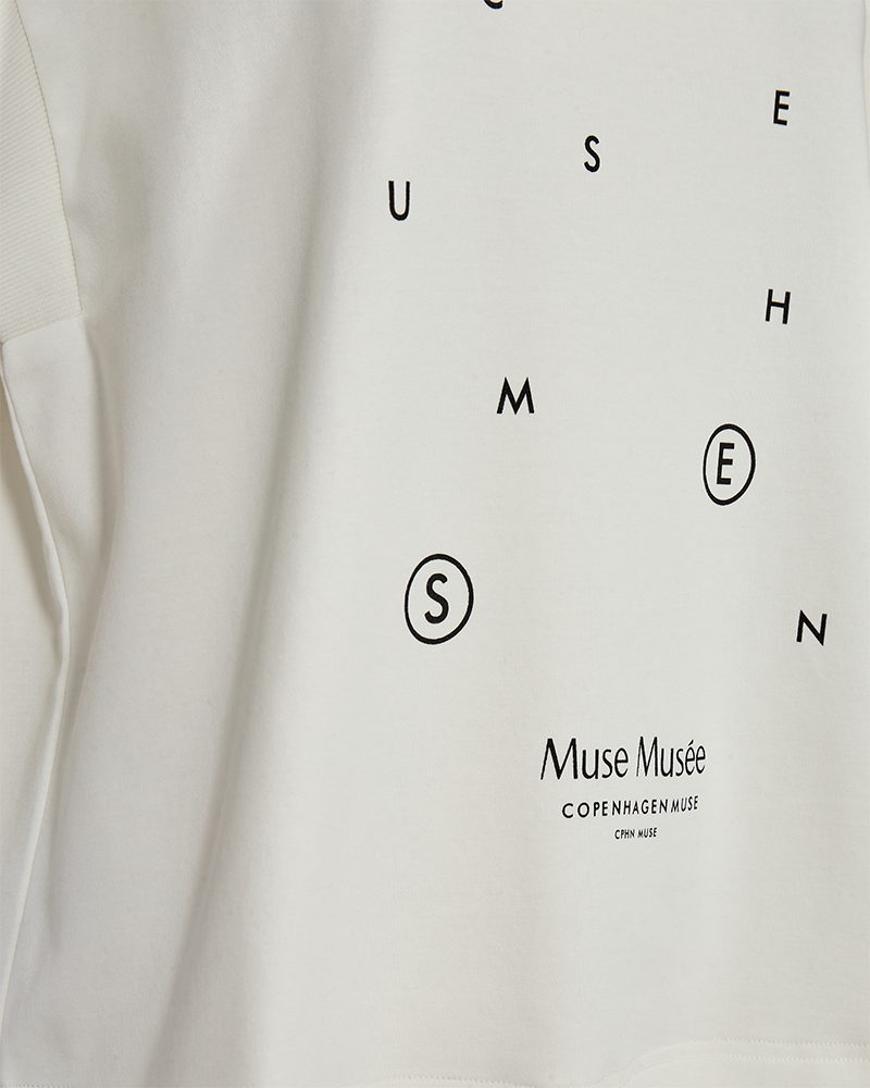CMMUSE - T-SHIRT I RÅHVID