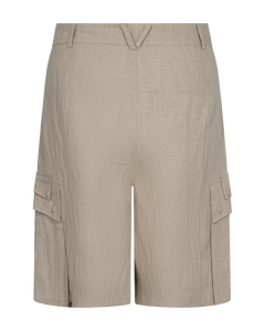 CMNATULI -  HØJTALJEDE HØRSHORTS I BEIGE