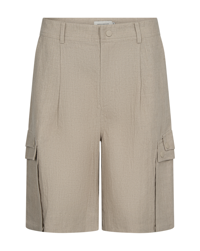 CMNATULI -  HØJTALJEDE HØRSHORTS I BEIGE