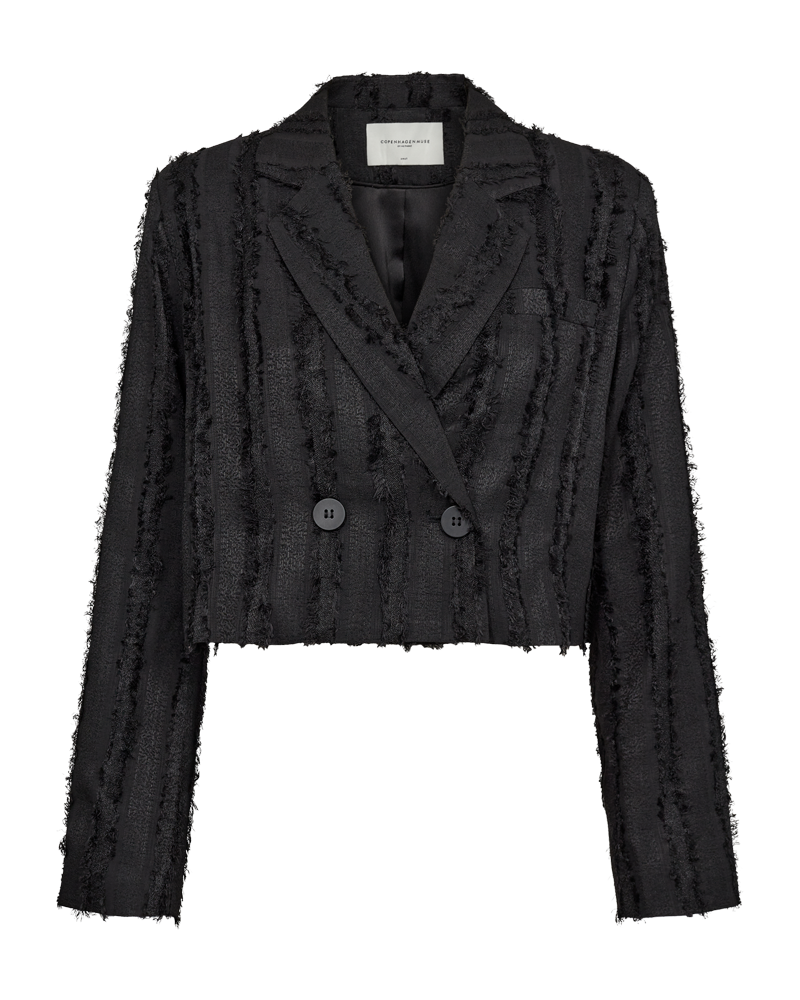 CMJANEY - KORT BLAZER I SORT