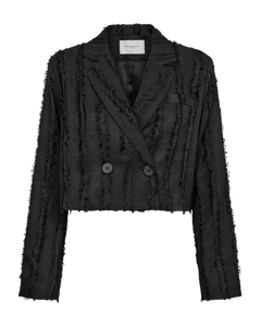CMJANEY - KORT BLAZER I SORT