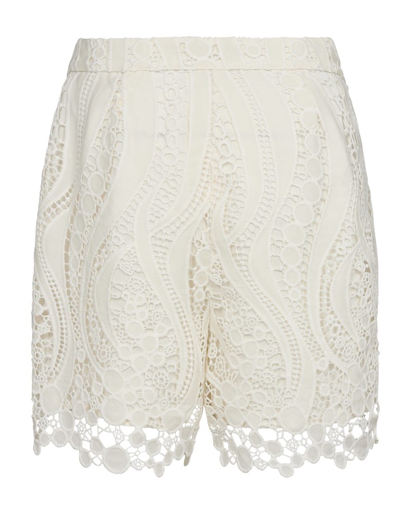 CMMALUK - SHORTS MED BLONDER I RÅHVID
