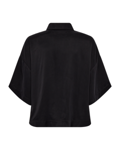 CMCUPRO - SKJORTE MED DROP SHOULDERS I SORT