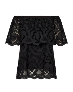 CMROTRA - OFF-SHOULDER BLONDETOP I SORT