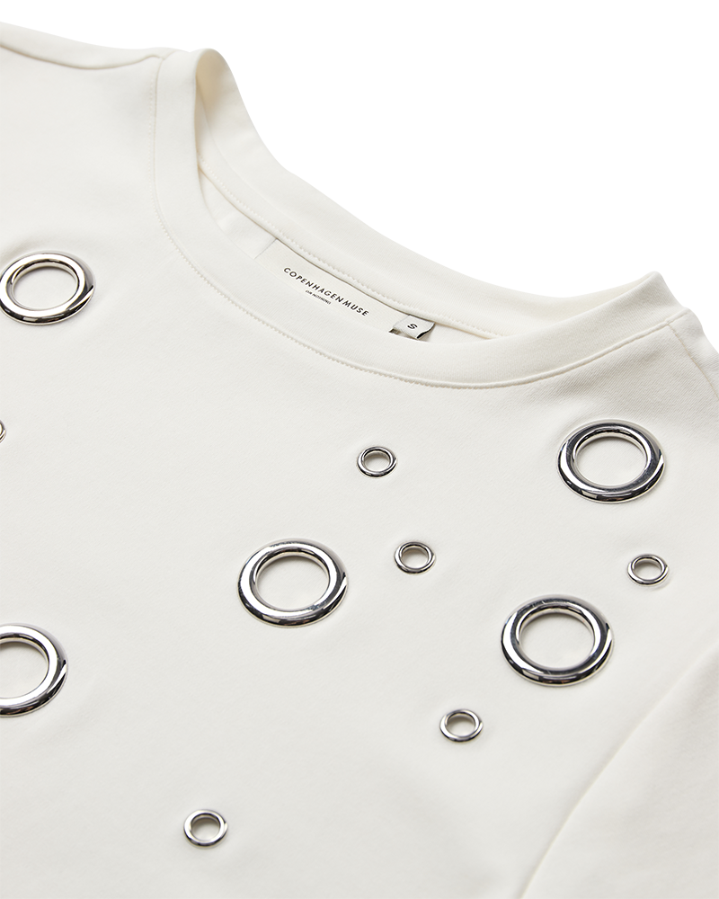 CMMUSE - T-SHIRT I RÅHVID