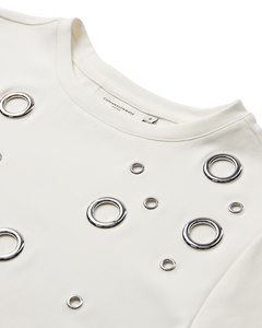 CMMUSE - T-SHIRT I RÅHVID