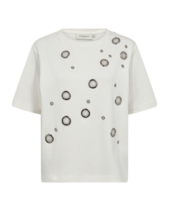 CMMUSE - T-SHIRT I RÅHVID