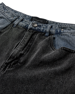 CMCHARLEE - DENIMJEANS I SORT OG BLÅ
