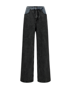 CMCHARLEE - DENIMJEANS I SORT OG BLÅ