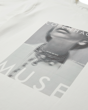 CMMUSE - T-SHIRT I RÅHVID