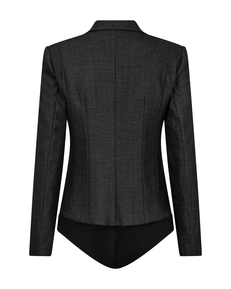 CMTAILOR - BODYSTOCKING I GRÅ OG SORT