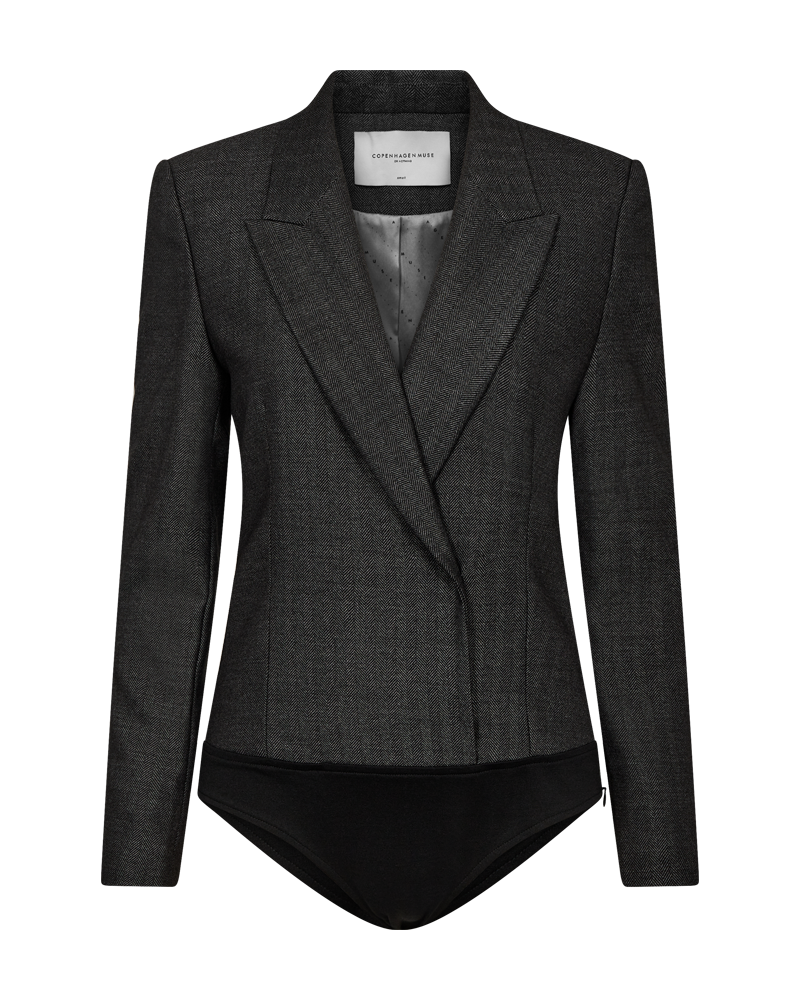 CMTAILOR - BODYSTOCKING I GRÅ OG SORT