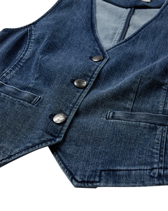 CMJEAN - DENIM VEST I BLÅ